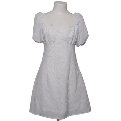 Kjole (Hvid, Blå) fra Divided by H&M Elastan, Polyester