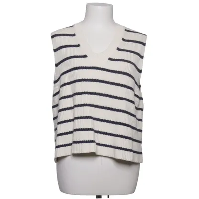 Slipover (Hvid, Blå) fra Zara Bomuld, Polyamid, Viscose