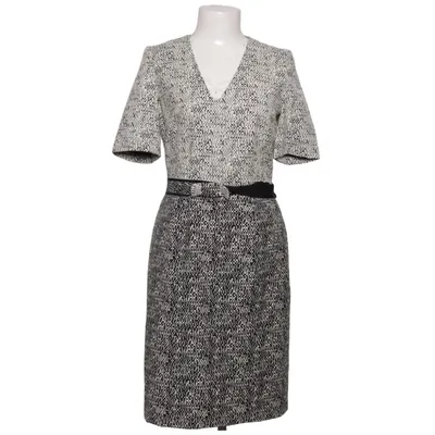 Kjole (Sort, Hvid) fra Yera Bomuld, Elastan, Polyester, Viscose