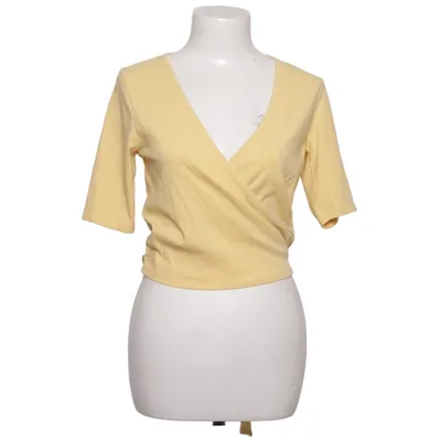 Slå-om top (Gul) fra Hailys Bomuld, Elastan, Polyester