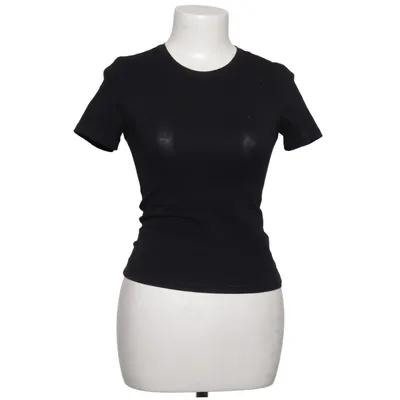 T-shirt (Black) from Weekday Cotton, Elastane