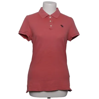 Pikétröja (Röd) från Abercrombie & Fitch Bomull, Elastan