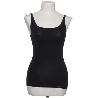 Tanktop (Zwart) van Skiny Katoen, Elastaan