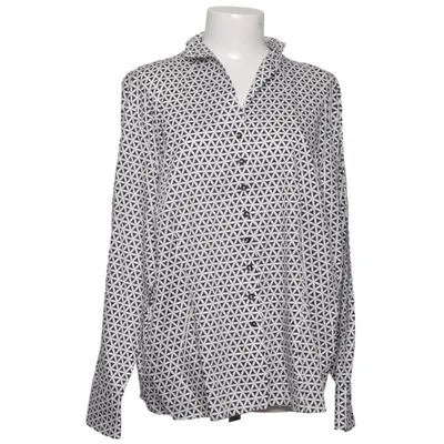 Bluse (Sort, Hvid) fra Eterna Bomuld