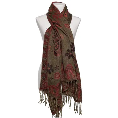 Scarf (Red, Multicolored)