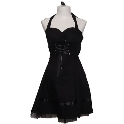 Dress (Black) from Hearts & Roses Cotton, Elastane