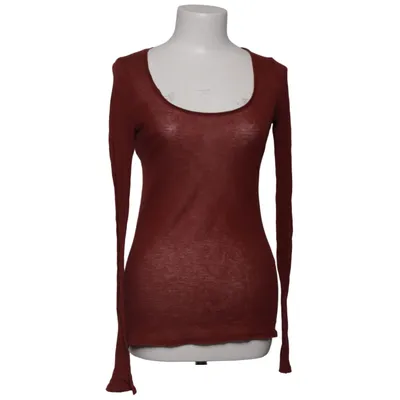 Lange mouwen shirt (Rood) van American Vintage Katoen