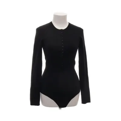 Romper (Zwart) van La Maille Sézane Katoen, Elastaan, Merinowol, Polyamide