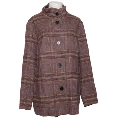 Coat (Brown, Multicolored) from Hessnatur Cotton, Wool