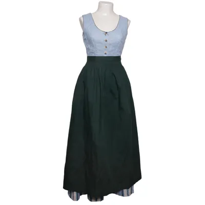 Dirndl (Blå, Grøn) fra Trachten-mad'l Bomuld, Linned