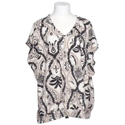 Topp (Beige, Svart, Flerfärgad) från Ms Mode Elastan, Återvunnen polyester