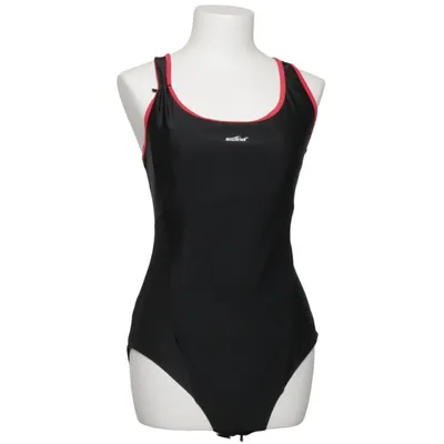 Swimsuit (Black, Red) from Swind Elastane, Polyester