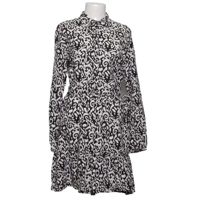 Shirt dress (Black, White) from Rainbow Polyamide, Viscose