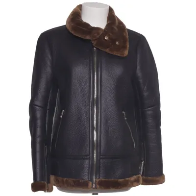 Shearling jacket (Black, Brown) from Zara Woman Outerwear Polyester, Polyurethane