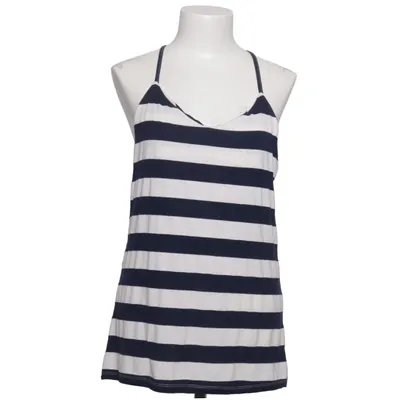 Tank Top (Blue, White) from Styleboom Elastane, Viscose