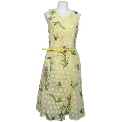 Dress (Yellow, Multicolored) from MXO Polyester