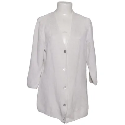 Cardigan (White) from Paola! Acrylic, Cotton