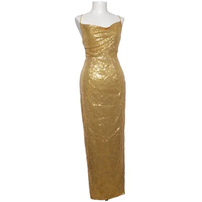 Evening gown (Gold) from Naanaa Polyester