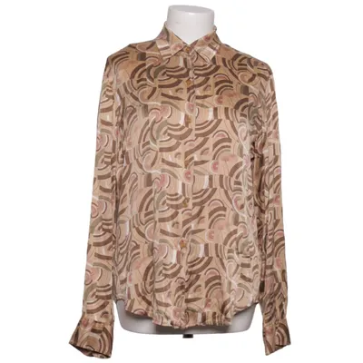 Blouse (Beige, Marron, Vert) de DKNY City Élasthane, Soie