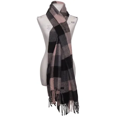 Halsduk (Svart, Grå, Rosa) från Scarfs 4 You Akryl