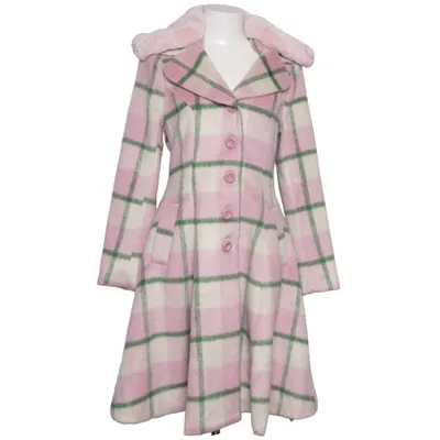 Kappa (Rosa, Grön, Vit) från Hell Bunny Pälsimitation, Skinnimitation, Polyester