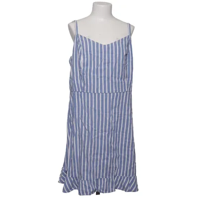 Dress (Blue, White) from Old Navy Cotton, Viscose
