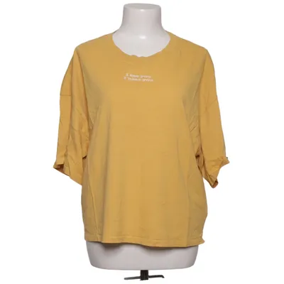 T-shirt (Geel) van Monki Katoen