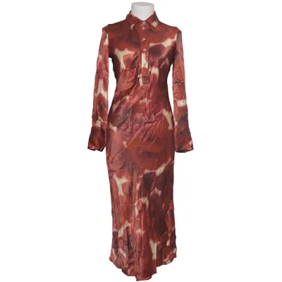 Maxikjole (Rød, Flerfarvet) fra Zara Viscose