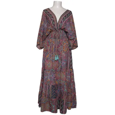 Kleid (Blau, Mehrfarbig) Polyester, Seide