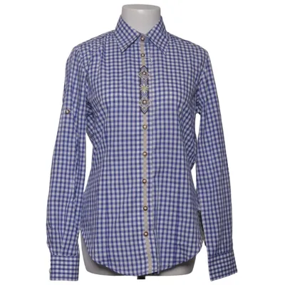 Shirt (Blue, White) from Os Trachten Cotton