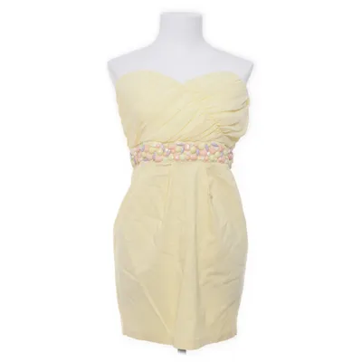 Cocktail dress (Yellow, Multicolored) from Elise Ryan Elastane, Polyester
