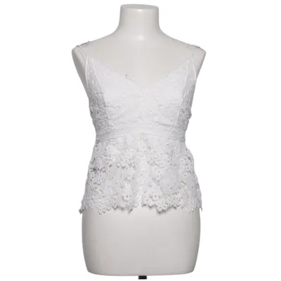 Top (Hvid) fra Abercrombie & Fitch Polyester, Viscose