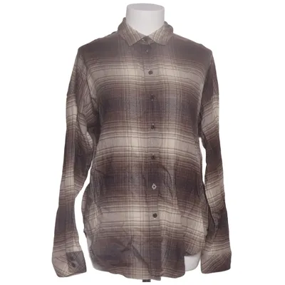 Flanellen overhemd (Bruin, Beige) van Review Katoen, Viscose