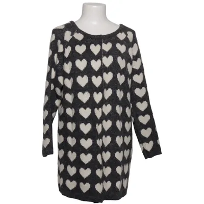 Kofta (Grå, Vit) från May & Co. Akryl, Bomull, Polyester
