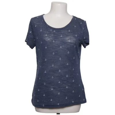 T-shirt (Blue, White) from Beach Time Linen, Polyester