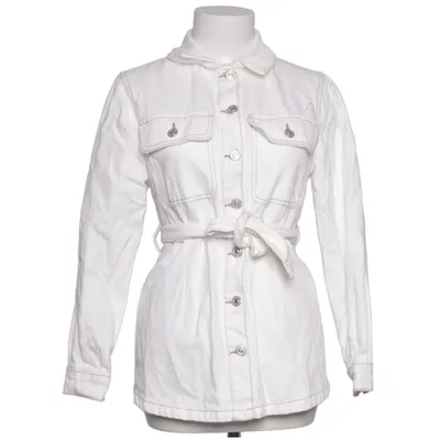 Denim jacket (White) from New Look Denim Cotton