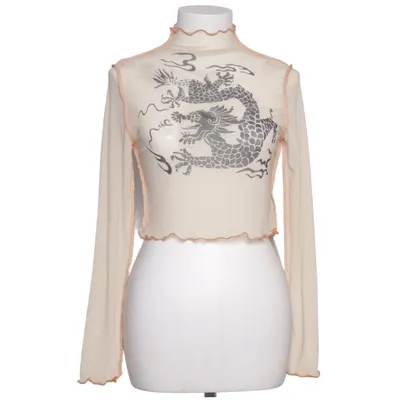 Crop top (Beige) de Vogue Élasthane, Polyester