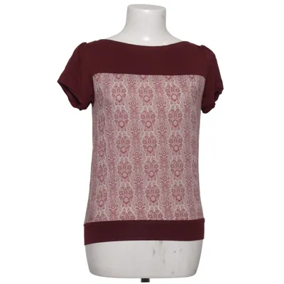 Top (Red, White) from UVR connected Elastane, Viscose