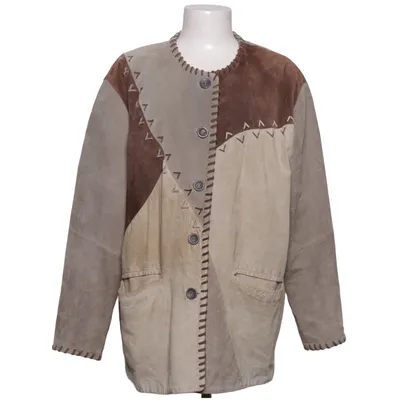 Läderjacka (Beige, Brun) från Giorgio Mobiani Skinn