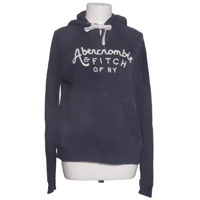 Huvtröja (Blå) från Abercrombie & Fitch Bomull, Polyester