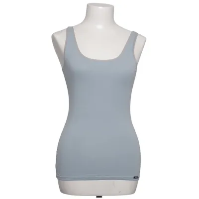 Tanktop (Blauw) van Skiny Katoen, Elastaan