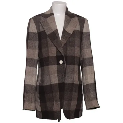 Blazer (Brun, Grå) fra Acne Studios Acetat, Bomuld, Viscose, Uld