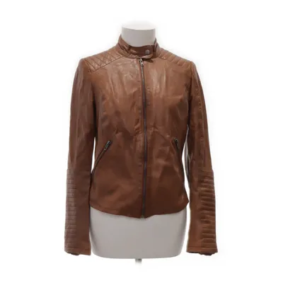 Läderjacka (Brun) från AJC Skinn, Polyester