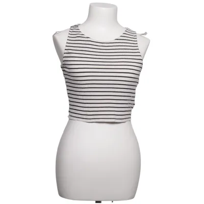 Tank Top (White, Black) from Collection Pimkie Acrylic, Elastane, Viscose