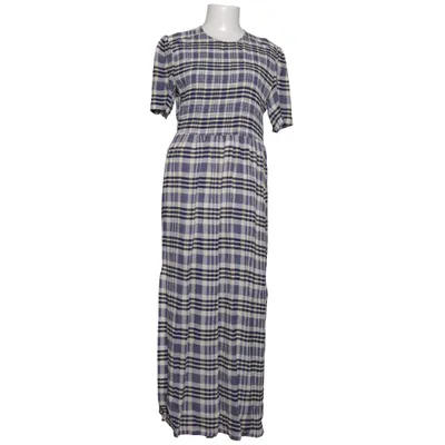 Maxikleid (Blau, Weiß, Schwarz) von Baum Und Pferdgarten Seide, Viskose