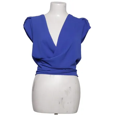 Wikkeltop (Blauw) van Papaya Elastaan, Polyester
