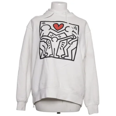 Hættetrøje (Hvid, Flerfarvet) fra Keith Haring Bomuld, Polyester