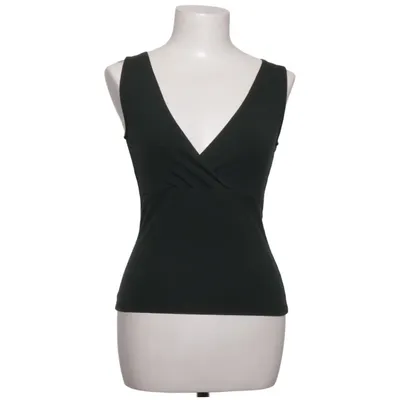 Wrap top (Black, Green) from Brandy Melville Cotton, Elastane