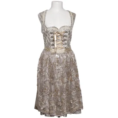 Dirndl (Beige, Gold) from Krüger Madl Elastane, Polyester