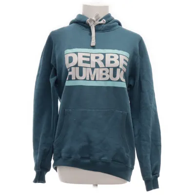 Sweat à capuche (Bleu) de Derbe Coton, Polyester